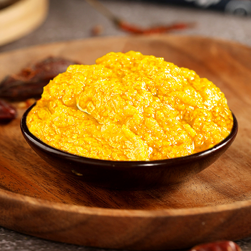 辣妹子黄辣椒酱下饭湖南特产剁椒酱香辣拌饭拌面酱黄椒酱900g大罐