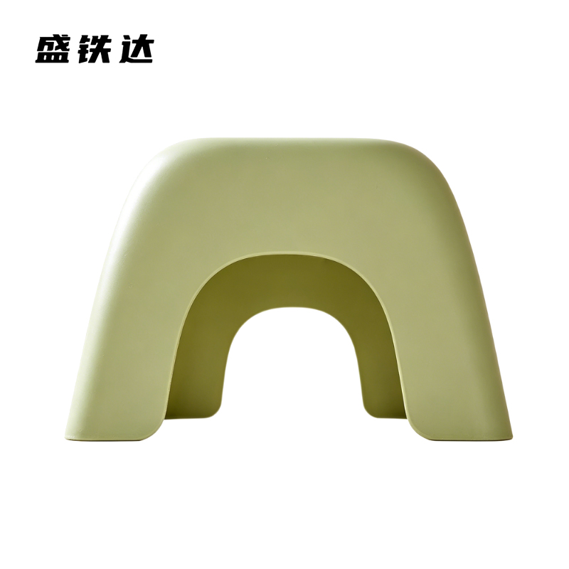 盛铁达 塑料防滑小凳子绿色295*295*200mm STD-AD1036 个高清大图