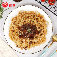 狮客 [苏宁自有品牌] 黑椒牛柳意面 280g 家用意粉通心粉加热即食速冻半成品