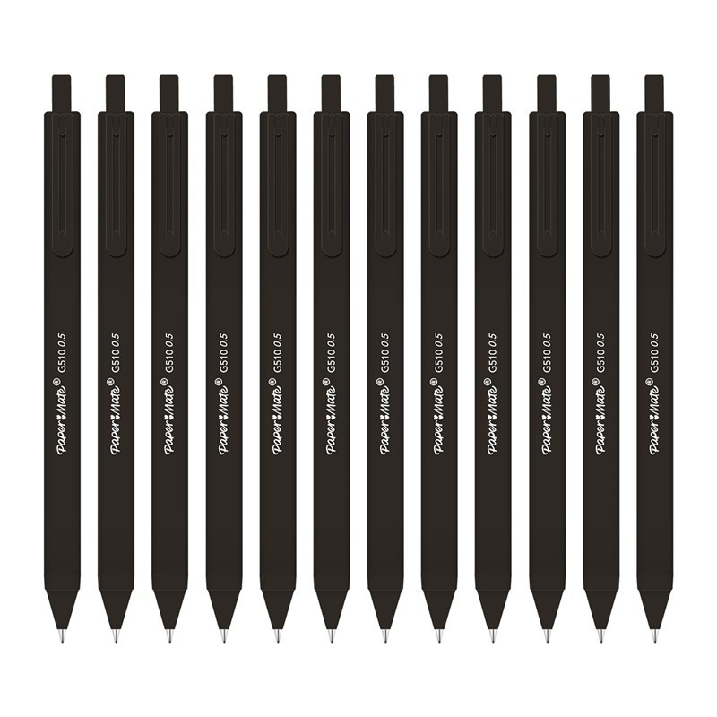 缤乐美(papermate)中性笔/签字笔 黑色0.5mm 心心笔系列g510