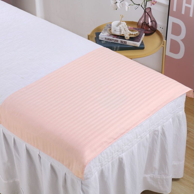 全棉推拿布按摩布手法布按摩巾纯棉枕巾方巾可定做美容院按摩院