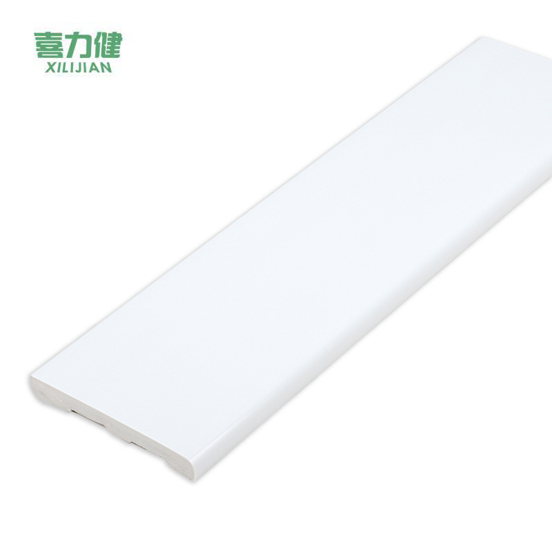 喜力健 PVC实心踢脚线 长3M*高8CM*厚10MM-亮白 根高清大图