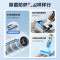 美的(Midea)三贴边无尘感洗地机LC100 无线家用吸尘洗拖一体机自动清洗 实时电解水滚刷防缠绕 深蓝色 24年新款
