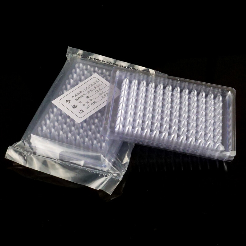 海斯迪克 一次性血凝板反应板 HKCL-453 V型90° 10个 1包高清大图