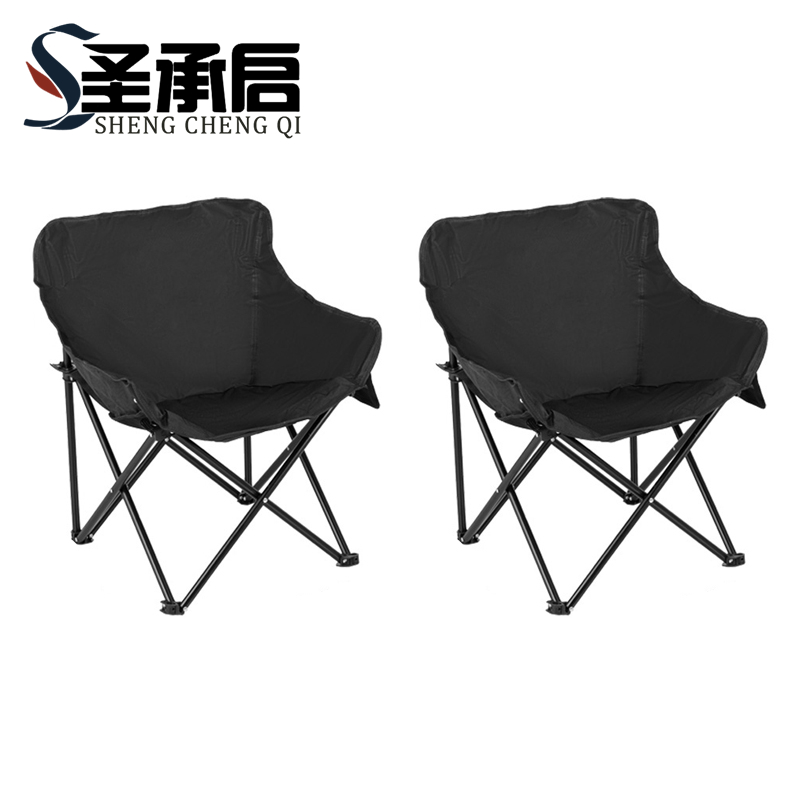 圣承启 户外折叠椅 黑色 把高清大图