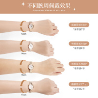 天王新品星辰系列时尚钢带女表珍珠母贝表盘优雅女士手表31275