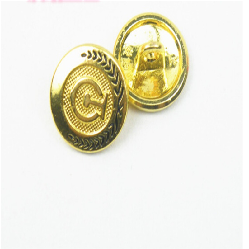 铁路制服标志纽扣铁路工作扣子大衣多功能服装纽扣铁路金色26mm10颗