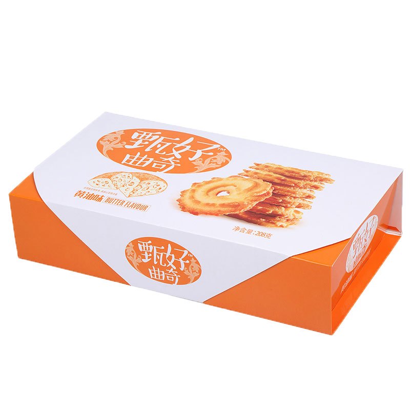 好吃点 饼干 甄好曲奇黄油味 208g*3盒装 网红美食糕点点心 休闲零食下午茶点心临期商品介意勿下单