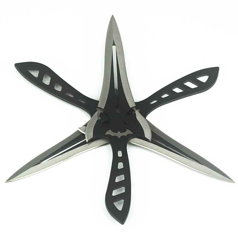 户外工具野营户外小刀十架飞镖飞刀野外随身刀具创意工具刀潜水飞镖刀