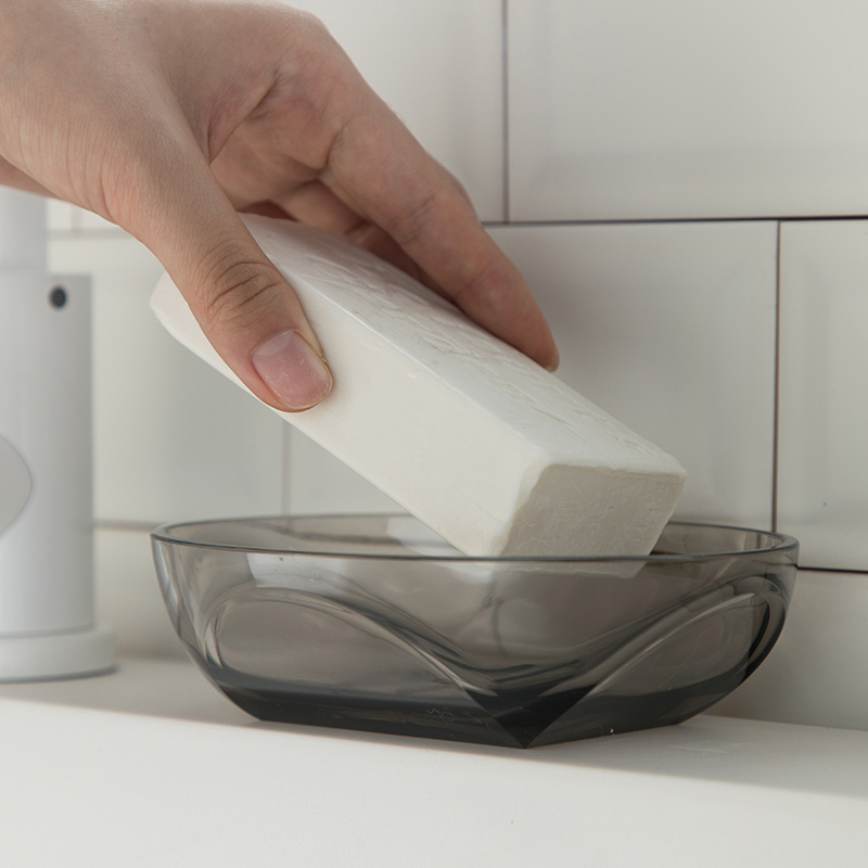 茶花肥皂盒快速沥水简约美观易于清洗单层深型250007高清大图