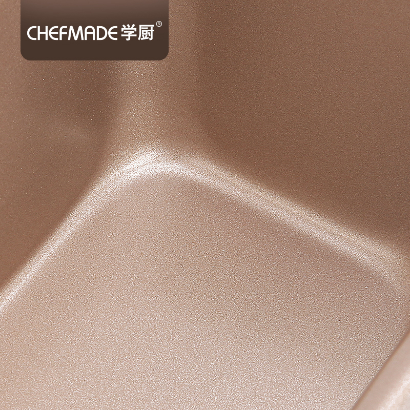 学厨 CHEFMADE 烘焙模具蛋糕模具 重碳钢材质 1磅不粘蛋糕面包模烤箱用具 厨房工具WK9064