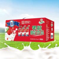 伊利真果粒优酸乳酸奶饮品芒果草莓黄桃果粒12盒/箱