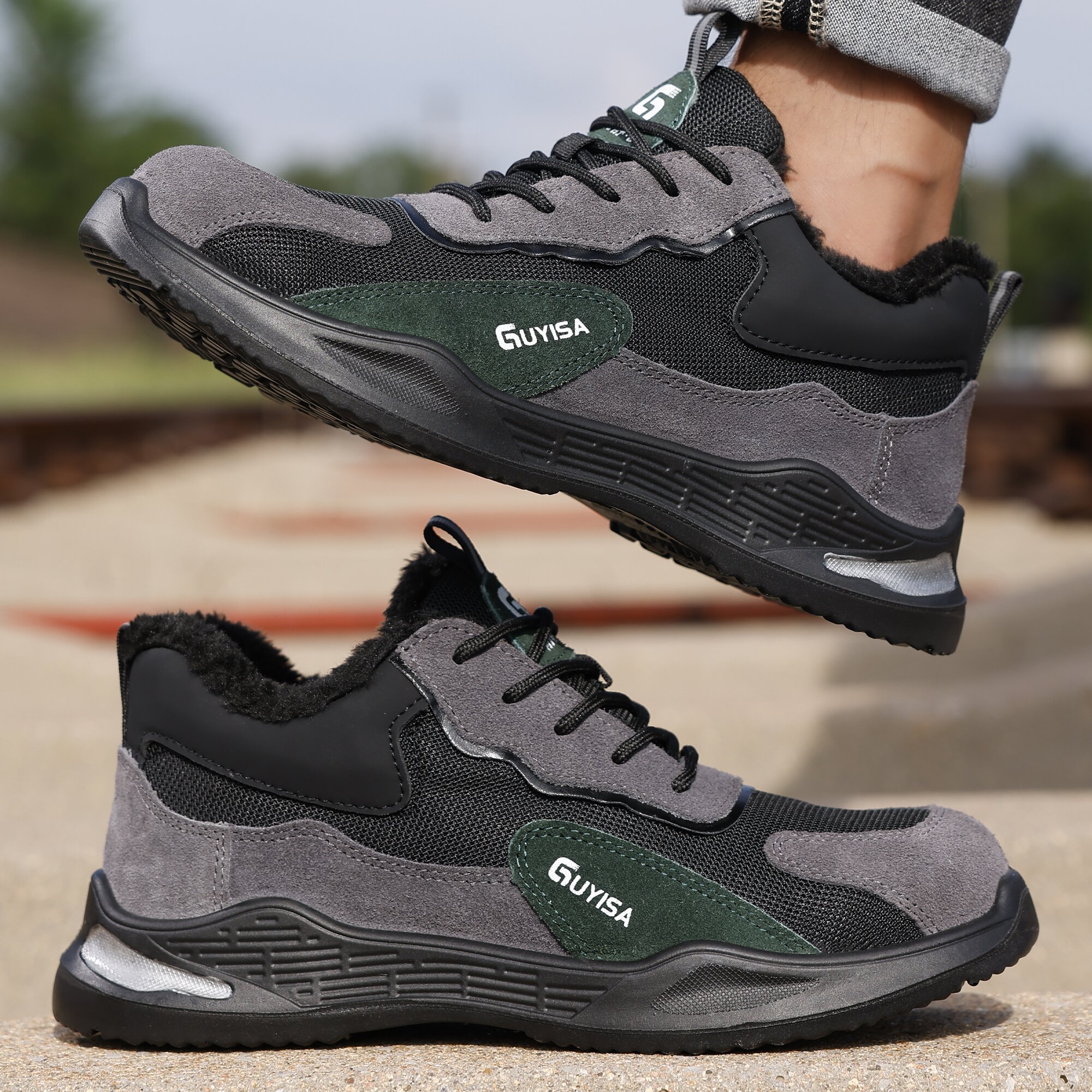 棉 防砸防刺穿防静电劳保鞋 46码