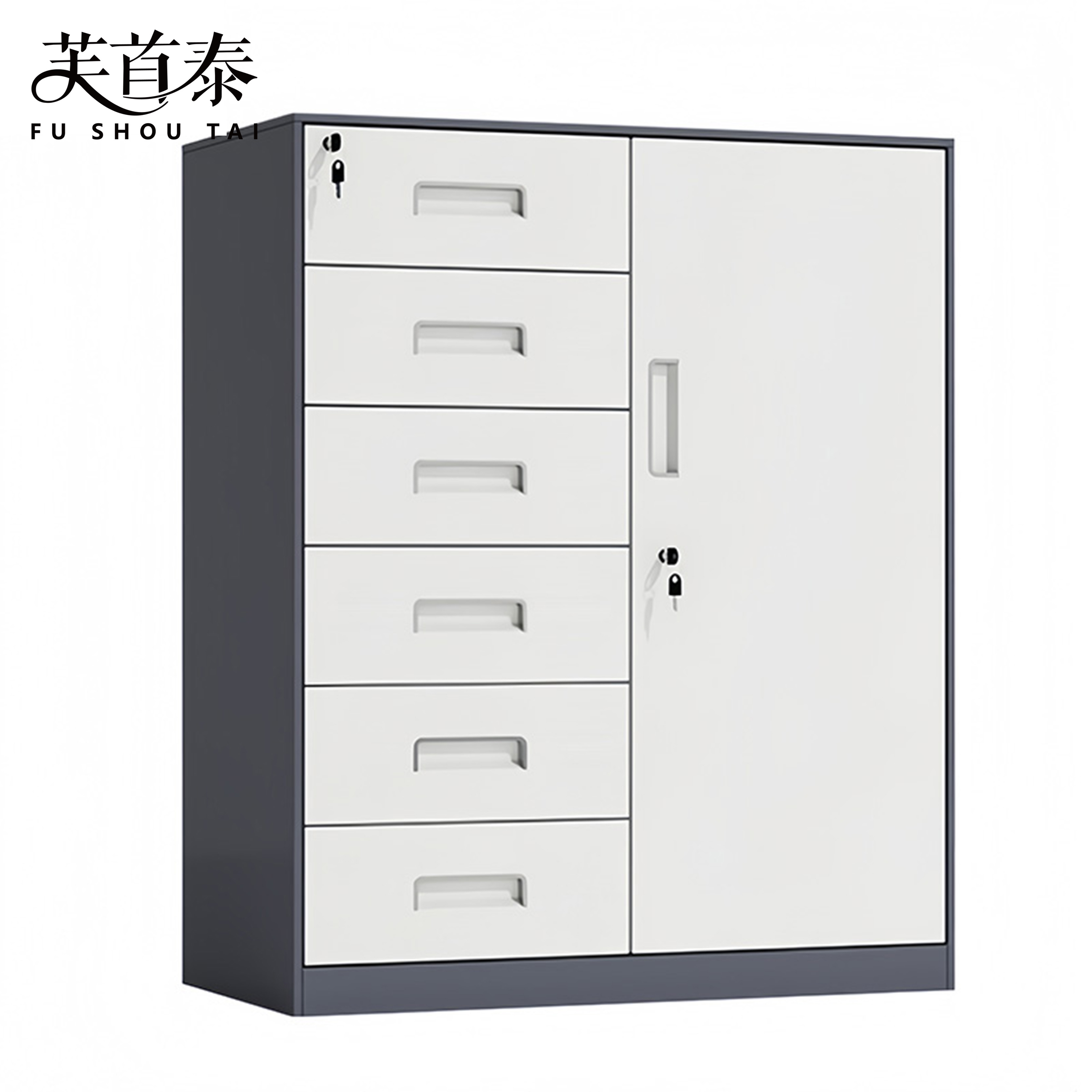 芙首泰文件收纳柜750*390*900mm台高清大图