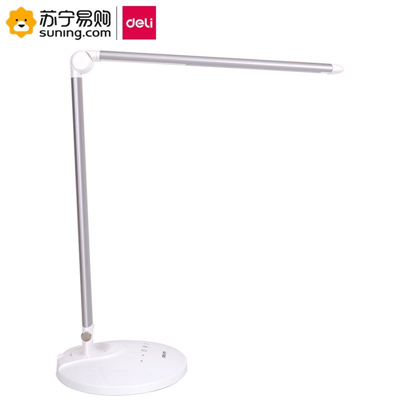 得力(deli) 4301LED触控台灯 适配器DC12V 1A 白色