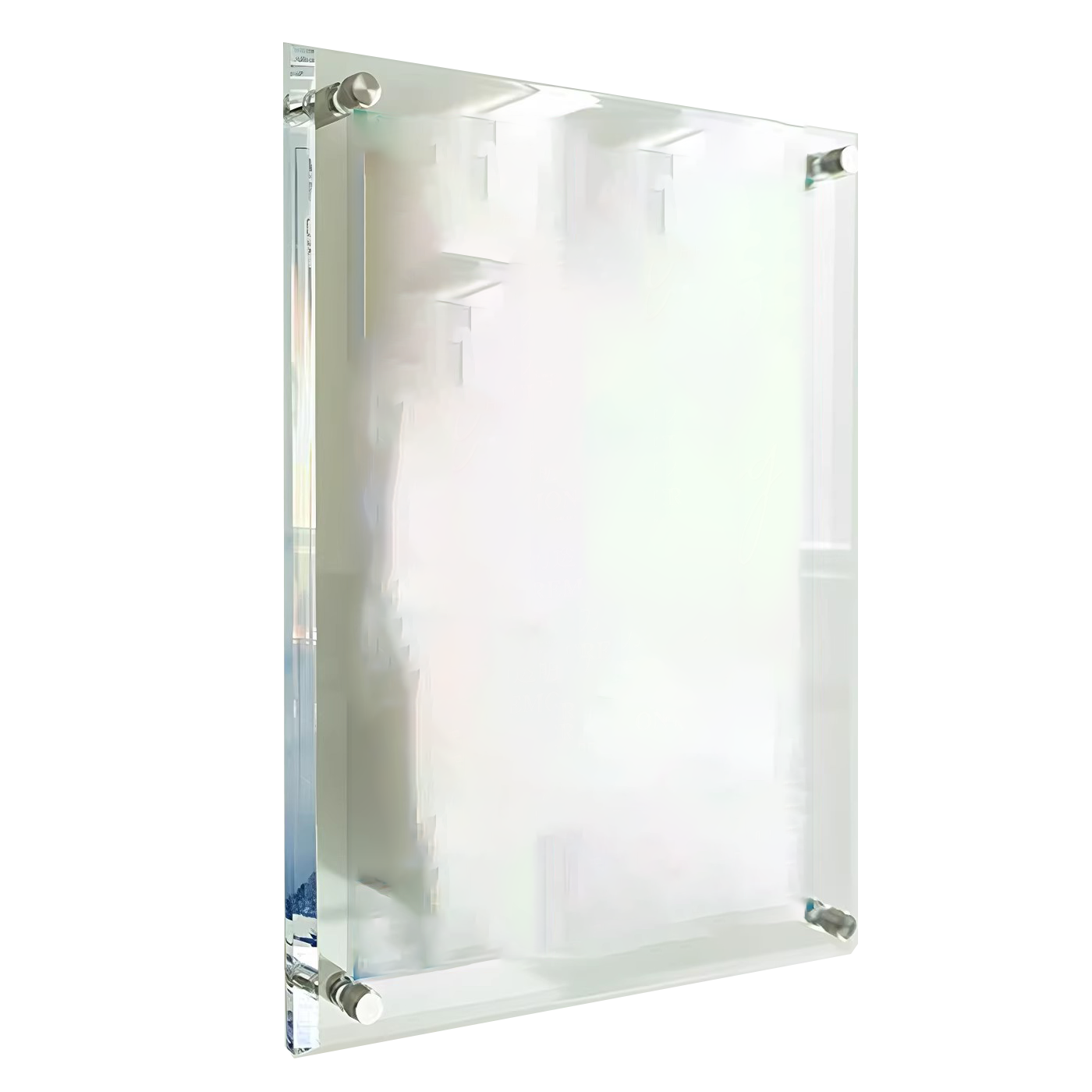 瑾如云海 亚克力展板 广告牌 双层60*90cm 厚5+3mm 个高清大图