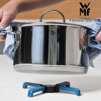 福腾宝(WMF)Hello Function磁性隔热垫(折叠式)德国耐高温硅胶隔热锅垫汤锅垫磁力吸附隔垫18cm 天蓝色