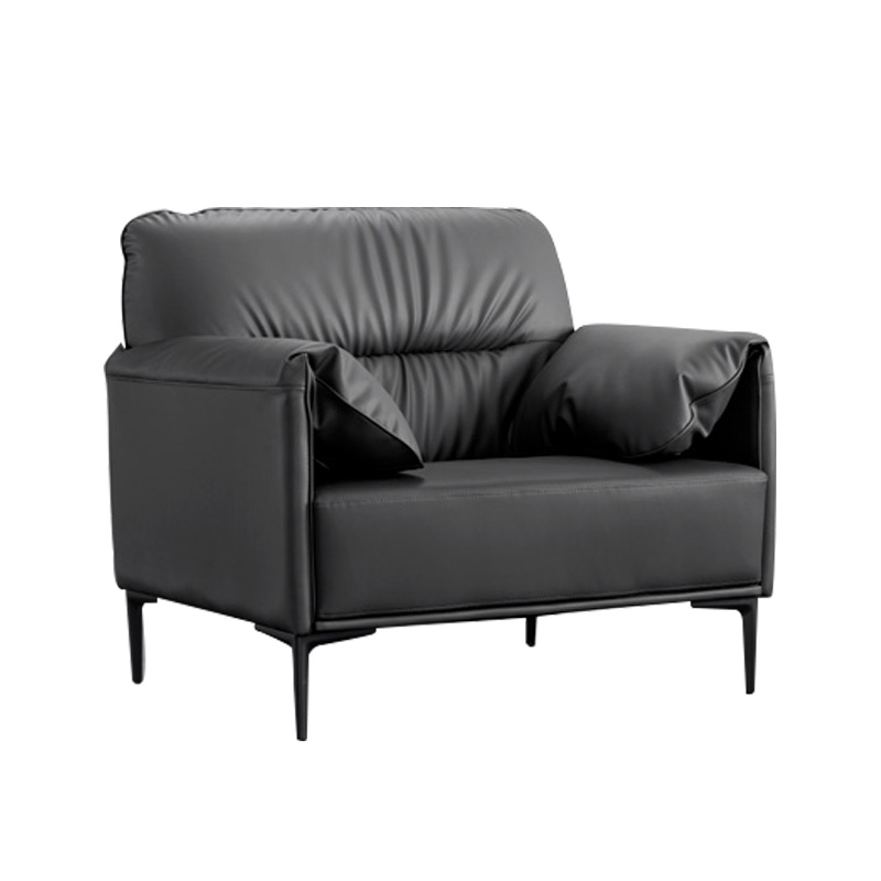 匡大 办公沙发 皮艺沙发 办公室接待沙发 西皮 单人位 KDT667高清大图