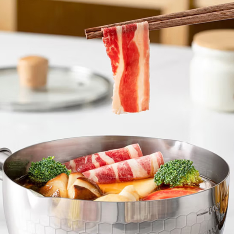 爱仕达(ASD) 不锈钢雪平锅NS18B2TG18cm/1.8L高清大图