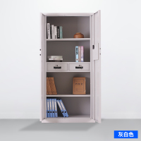 振奥 钢制电子保密柜密码档案柜资料办公柜保密文件铁皮柜 通双节灰白色内二抽电子密码锁