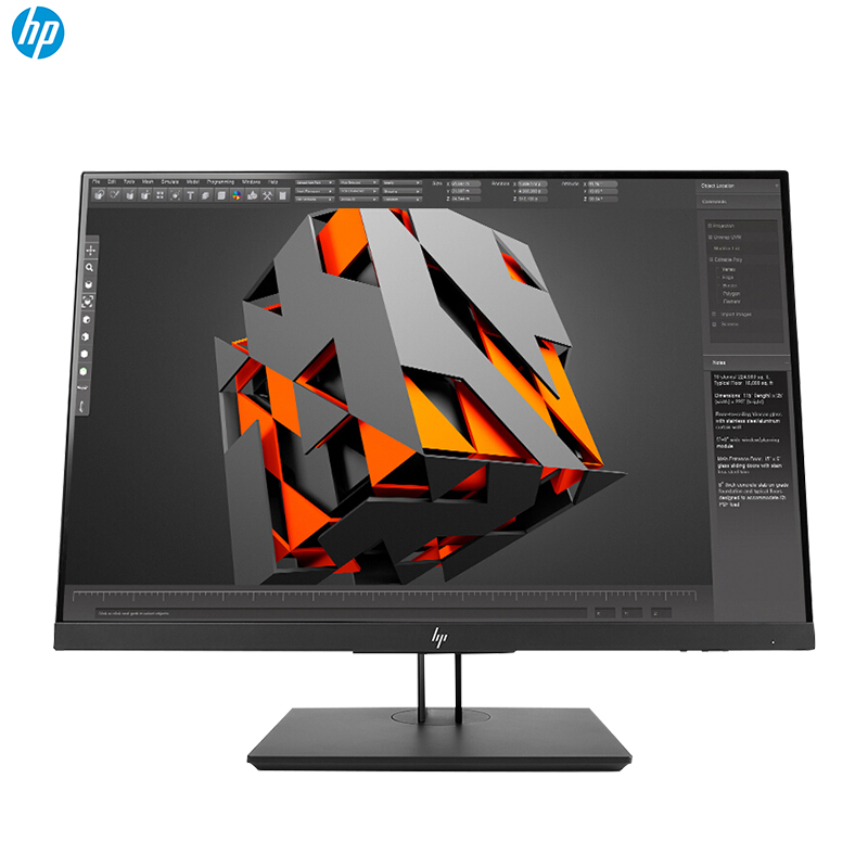 惠普(HP) Z24n G2 24英寸显示器 微边框IPS屏 出厂色彩校准