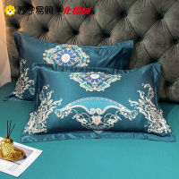 北极绒(Bejirog)四件套冰丝提花刺绣床上用品冰丝刺绣大板印花