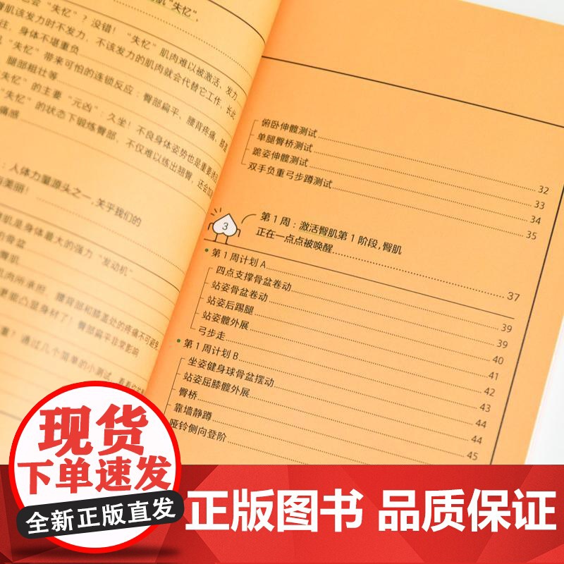 唤醒失忆臀肌 4周激活强化训练 重启最强运动发动机 臀部训练练臀蜜桃臀 产后身体革命 好身材改变一生书 变美书籍高清大图