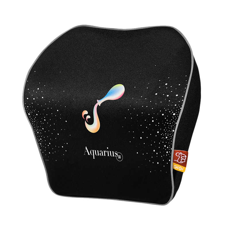 GiGi汽车头枕护颈枕 竹炭记忆棉车用靠枕 高低可调节升级版GC-61水瓶座高清大图