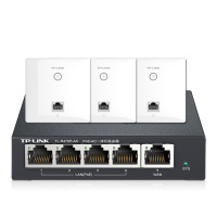 TP-LINK 1200M双频面板迷你AC路由器办公别墅酒店家庭智能组网全屋WiFi无线套装覆盖方案 [家用版]