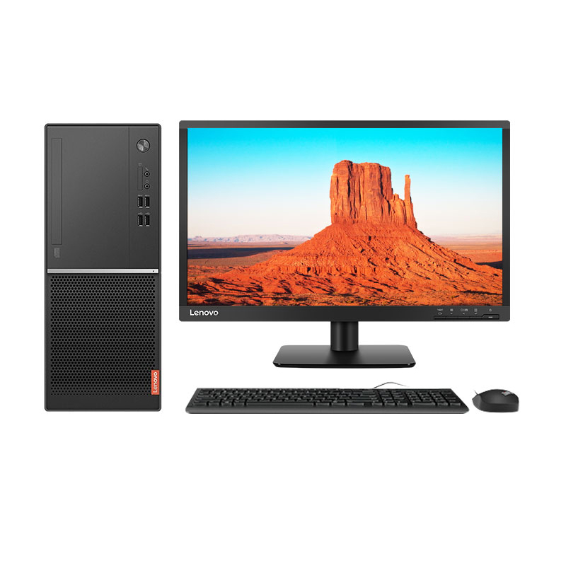 联想 (Lenovo) M3900D台式电脑R5-3400/8G/1T+128G/2G独显23.8寸显示器win10