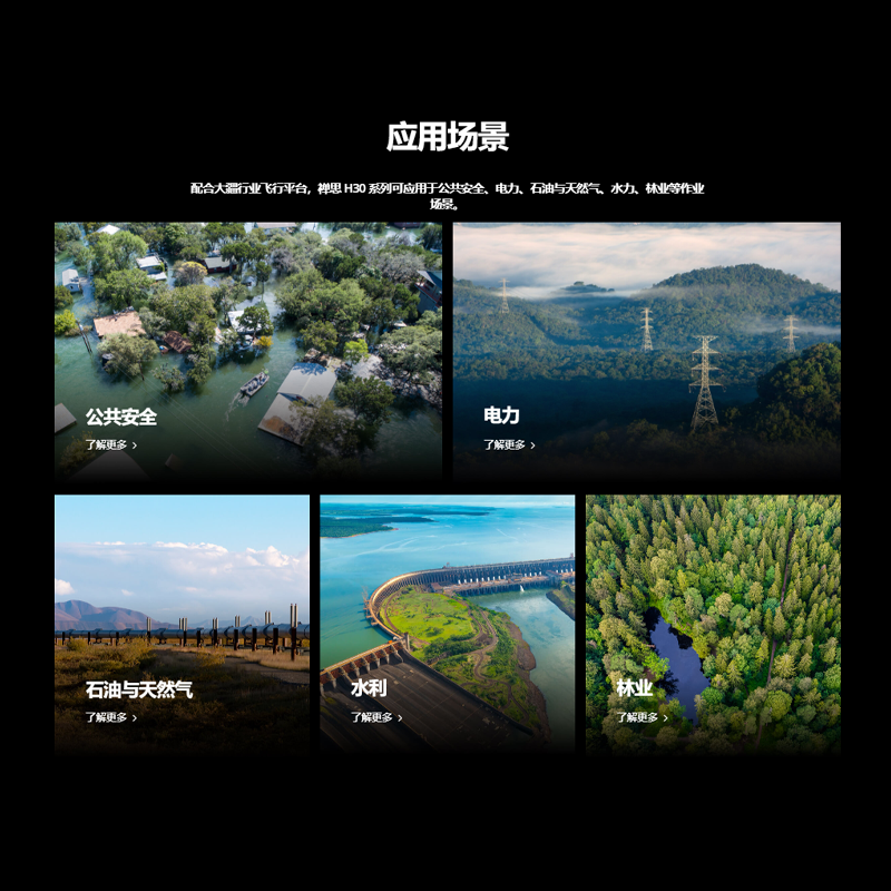 大疆 禅思H30全面感知成像激光测距能源巡检公共安全高清大图