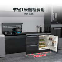 尊贵(ZUNGUI)BCD-198WQB 198升卧式冰箱家用变频风冷无霜小型柜式双门橱柜式电冰箱