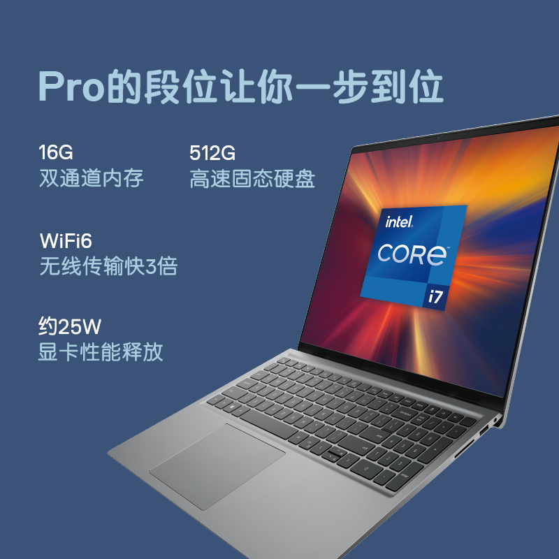戴尔(DELL)灵越15Pro-5510 15.6英寸十一代英特尔酷睿i5学生商务办公轻薄本笔记本电脑(标压i5-11300H 16G 512G固态 MX450)100%sRGB
