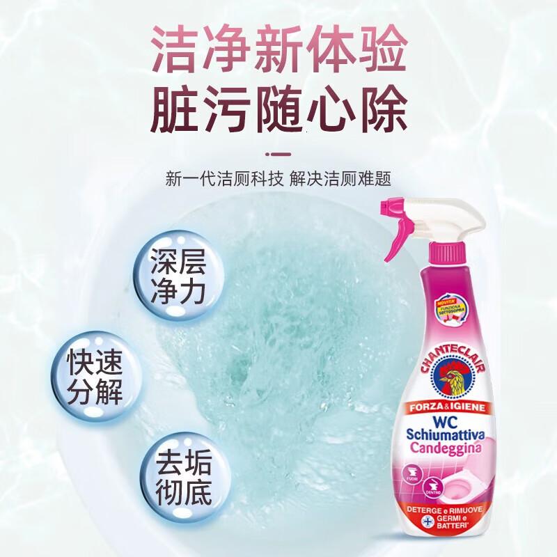 CHANTECLAIR大公鸡管家 马桶清洁剂(漂白) 洁厕液 洁厕灵去黄除臭 625ml高清大图