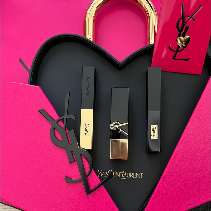 ysl圣罗兰明星三色口红礼盒小金条1966小黑条314冷茶黑金方管1968