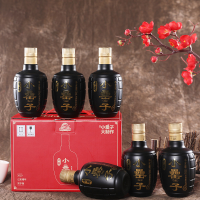 [酒厂自营]50°2500nl古井青花大坛(老版)*1坛+42度古井小罍子手提100ml*1提浓香型白酒箱装