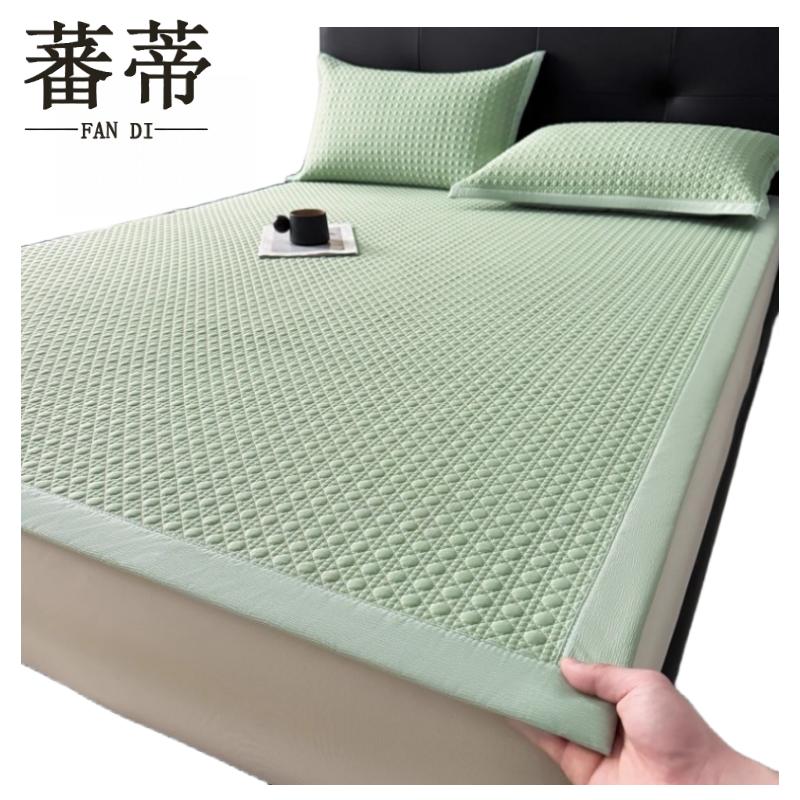 蕃蒂冰丝凉席180*200CM张高清大图