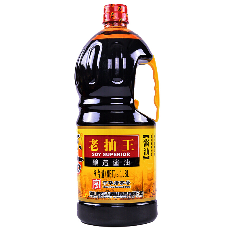 东古老抽王酱油1.8L 酱油,酿造酱油,鼓香浓郁。酱油 调味品