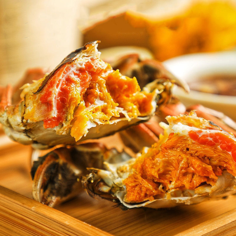 [活蟹]五个农民 南京高淳固城湖精品大闸蟹 公4.5两母3两 5对10只高清大图