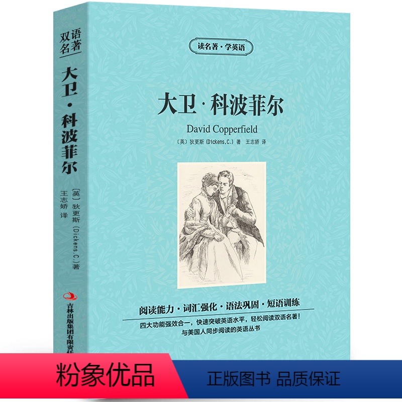 [中英互译]大卫·科波菲尔 [正版]中英双语老人与海书中英文双语名著读物英汉对照互译英语小说海明威原著 读名著学英语 高