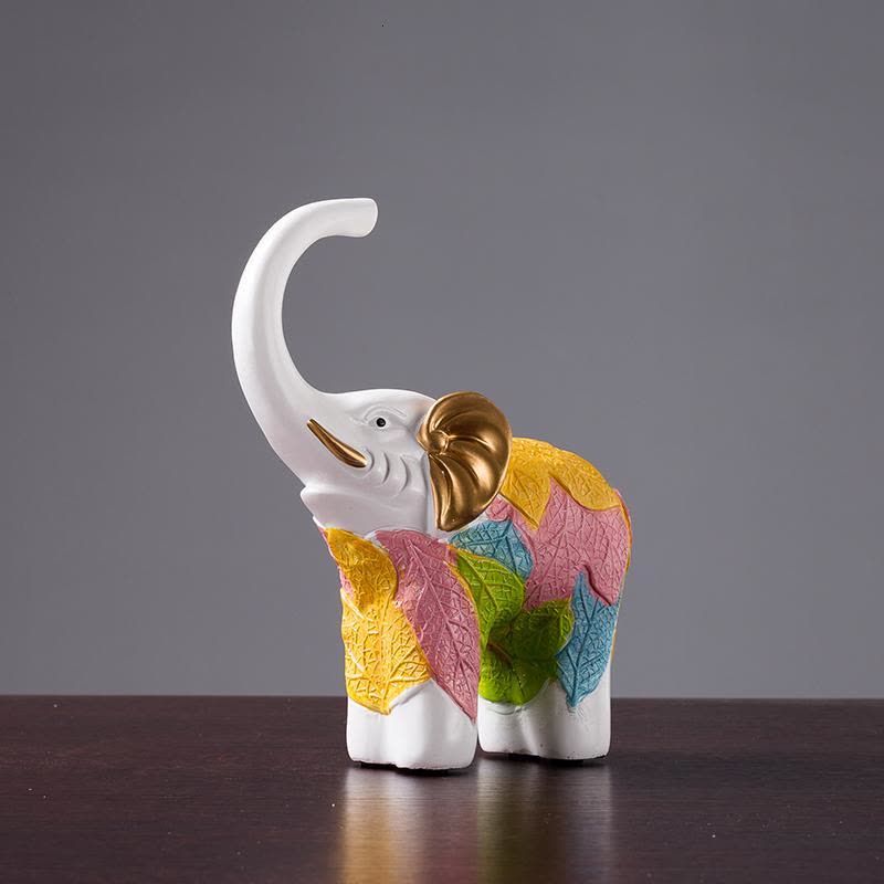 美帮汇欧式大象摆件对象创意时尚工艺客厅装饰办公室桌面司开业礼品图片