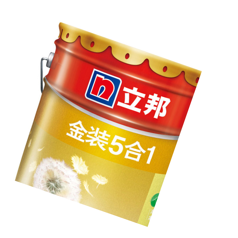 立邦 金装净味五合一油漆涂料内墙乳胶漆墙面漆18L