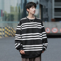 狮臣SHICHEN 2023年秋季新款男士卫衣圆领套头卫衣青少年男装休闲百搭上衣休闲运动卫衣男装