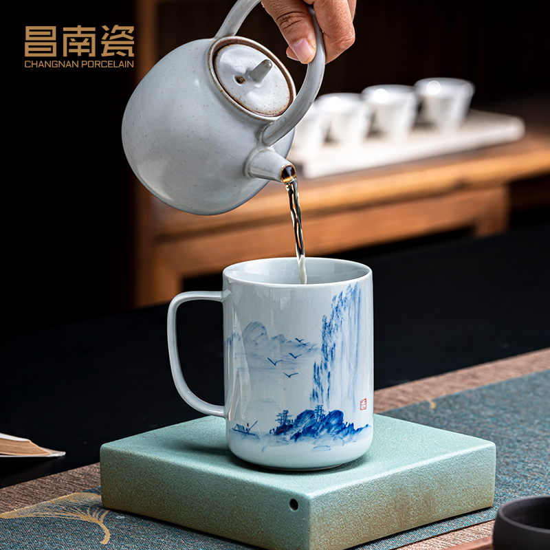 昌南 福满山水马克杯高清大图