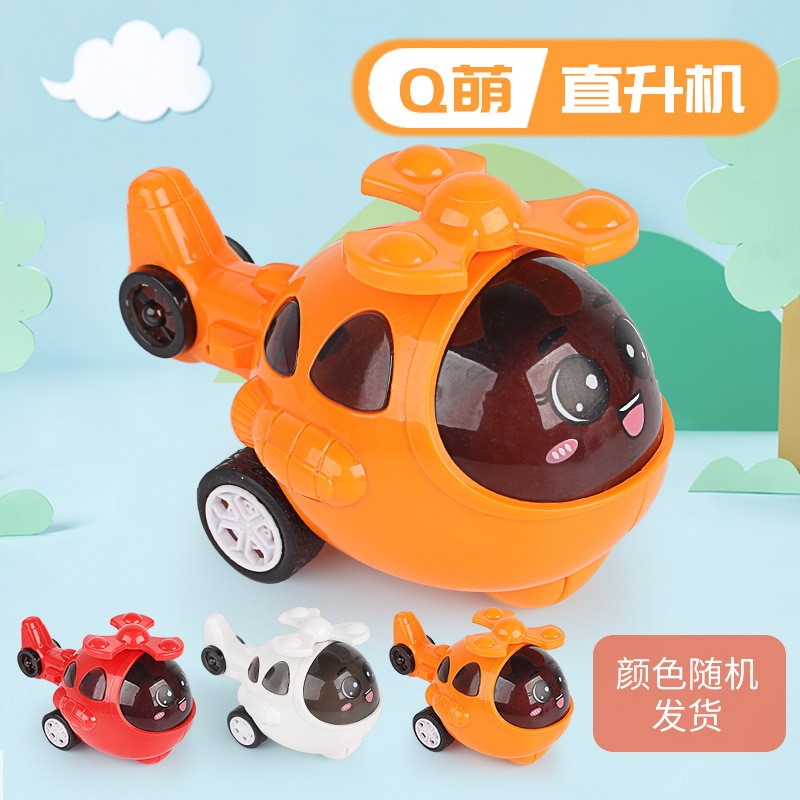 儿童小飞机玩具车回力惯性客机创意仿真模型耐摔男孩益智玩具宝宝高清大图