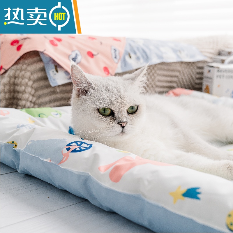 XIANCAI 夏季冰垫宠物猫窝夏日降温狗狗通用大号猫垫子凉席冰窝高清大图