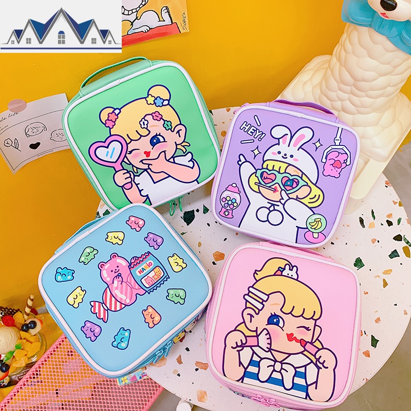 手提收纳包日系超可爱卡通少女心化妆包学生便携旅行洗漱包ins风_1_811高清大图