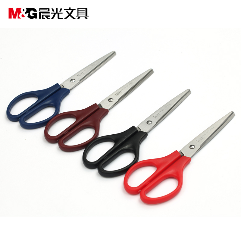 晨光170mm剪刀经典办公 红/黑/蓝/深红 ASS91307