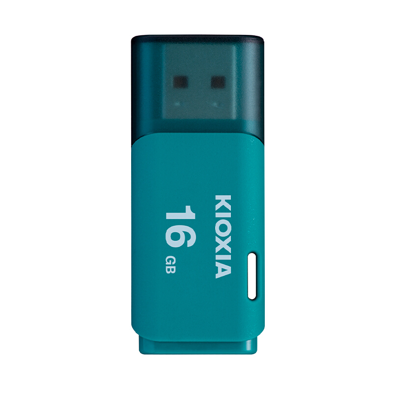 铠侠(Kioxia)16GB U盘 U202 隼闪系列(原东芝优盘) 蓝色 防尘拔盖设计 高速商务学生汽车载电脑两用优盘