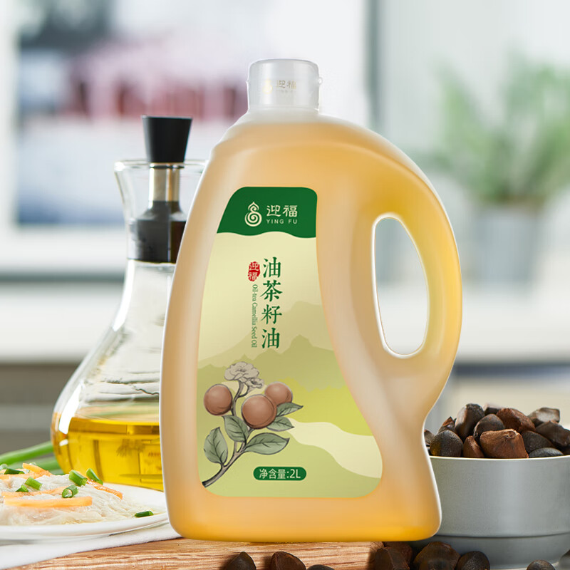 迎福 2L山茶油 压榨茶籽食用油高清大图